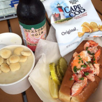 Quincy's Original Lobster Rolls food