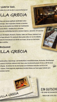 Villa Grecia menu