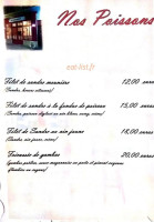 Des Chineurs menu