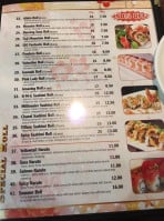 Masa Sushi Hibachi menu