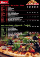 Pizza Délice menu