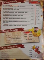 Geoffrey Pizza menu