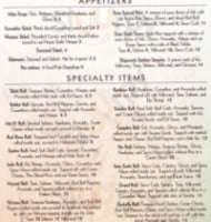 Soto Sushi menu