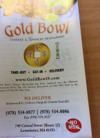 Gold Bowl Chinese food