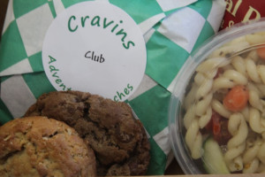 Cravins Adventure Lunches food
