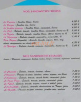 La Presqu'ile menu