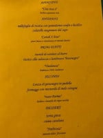 Trattoria Benlodi menu