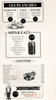 Le Grand Cafe des Arts menu