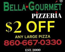 Bella Gourmet Pizzeria food