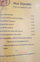 La Parenthèse menu