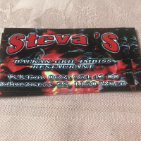 Steva's Grill Restaurant food