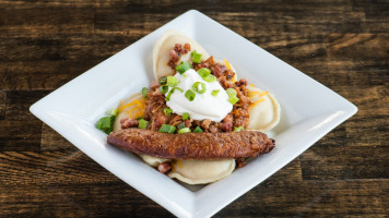 Loaded Pierogi food