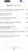 Rossi Sapori menu