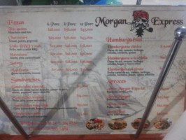 Morgan Express menu
