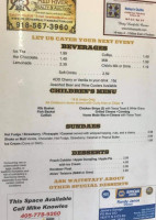 Ables Western -b-que menu