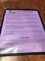 Contessa Wine Cellars menu