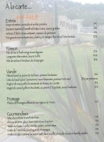 Le Pot d'Etain menu