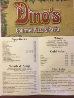 Dino&#x27;s Pizza menu