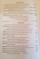 Towpath Tavern menu
