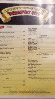 Mitchell's menu