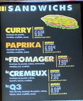 O'poulet menu