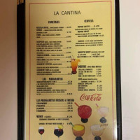 Gilberto's Mexican menu