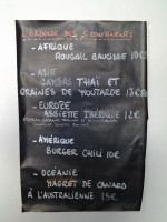 I.d.halles menu