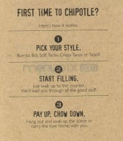 Chipotle Mexican Grill menu