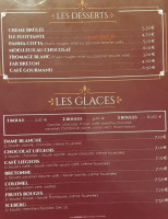 Le Chti Kebab menu