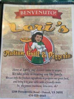 Lori's Italian Grill Pizzeria food