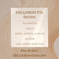 Lithuanian Citizens Association menu