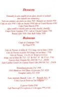 Le Grand Cafe de Lyon a Nice menu