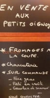 Aux Petits Oignons menu