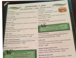 Splinter's Cafe menu
