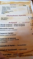 Al Ruscello menu
