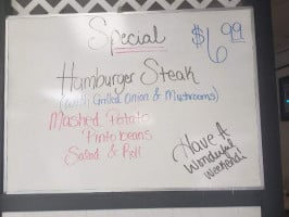 Atoka Truck Stop menu