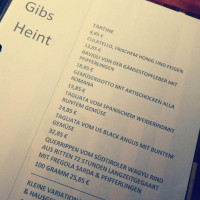 Siegi's menu