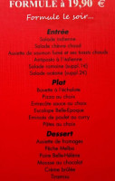 Le Victor Hugo menu
