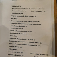La Esquina Vinoteca menu