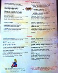 Ricky's Cafe menu