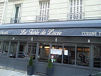 La Table De Lucie outside