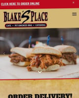 Blake's Place Bbq food