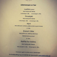 Herregaardskroen menu