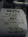 Metoo Sushi Buffet menu