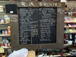 R M Brooks Cafe food