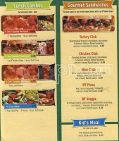 Round Table Pizza menu