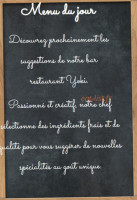 Yoki Pessac menu