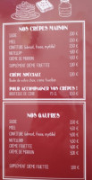 Cafe Central menu