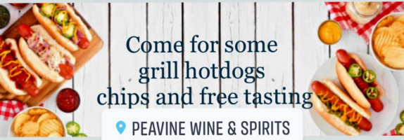 Peavine Wine Spirits food