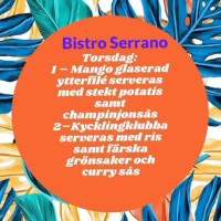Bistro Serrano Restaurang Mjölby food